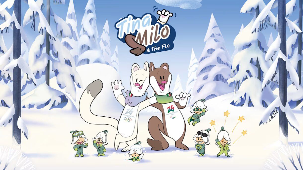 Tina y Milo, las mascotas de los Juegos Olímpicos y Paralímpicos de Invierno Milán-Cortina 2026 