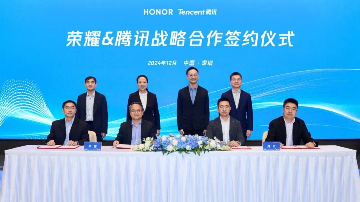 Honor y Tencent firman una gran alianza en materia de IA y cloud