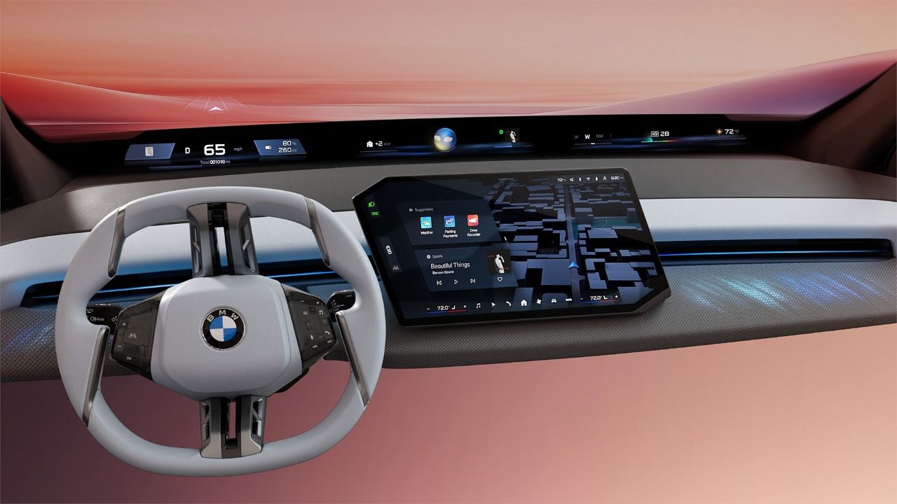 BMW presenta el nuevo BMW Panoramic iDrive en el CES 2025