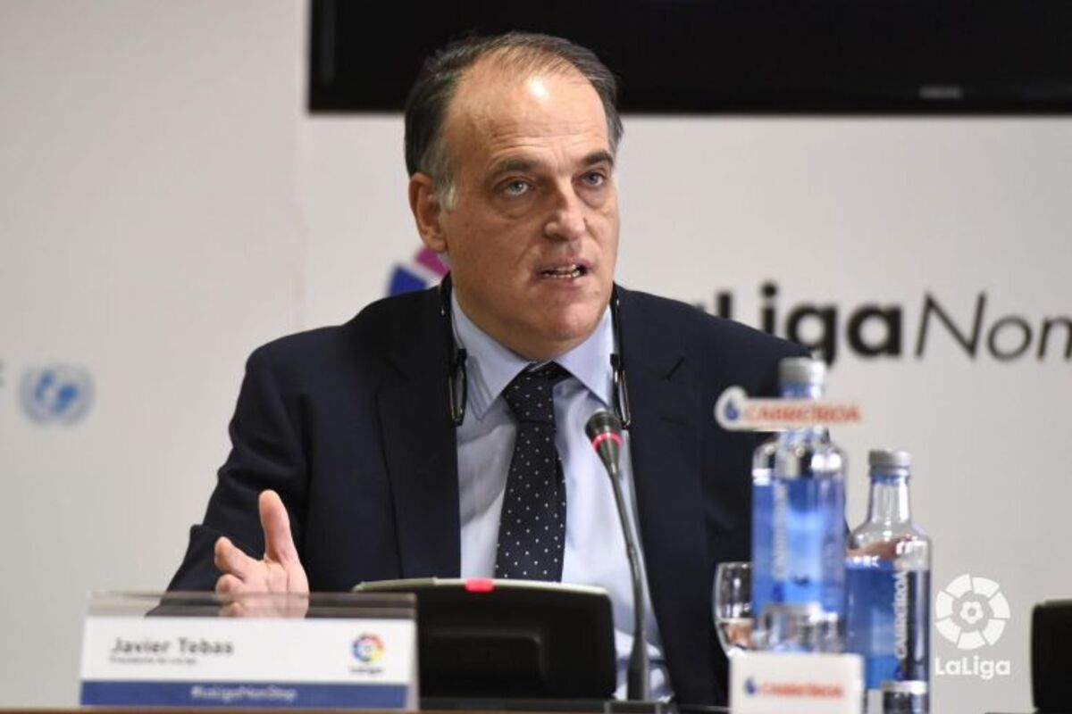 Javier Tebas, presidente de LaLiga