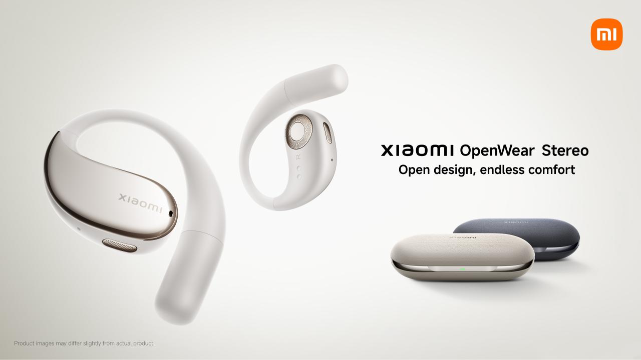 Xiaomi lanza los OpenWear Stereo, sus primeros auriculares de conducción auditiva