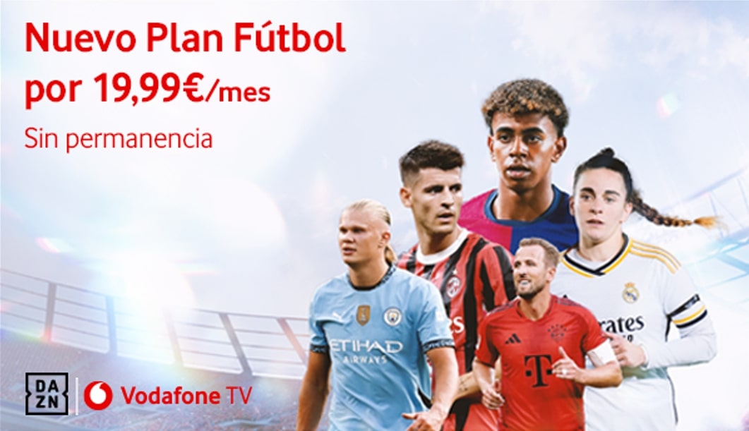 Vodafone España lanza nuevos planes de DAZN