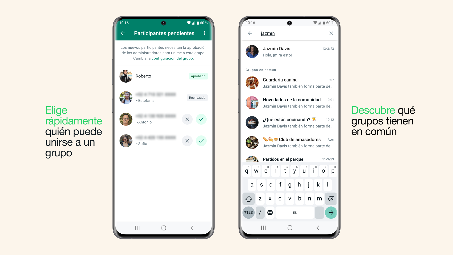 WhatsApp presenta nuevas actualizaciones para sus grupos