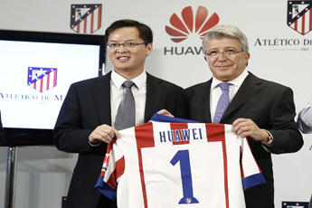 El Atlético de Madrid ya cuenta con Huawei como partner global del equipo