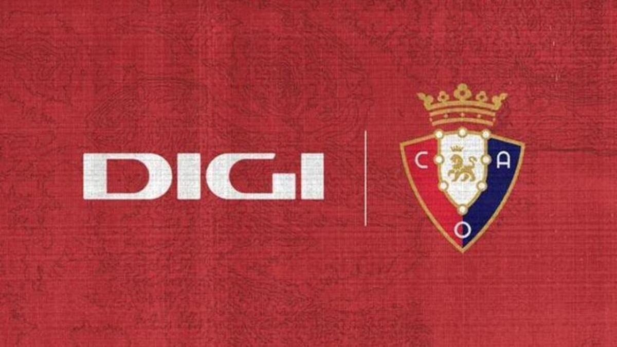 Digi patrocinará al Club Atlético Osasuna hasta 2026