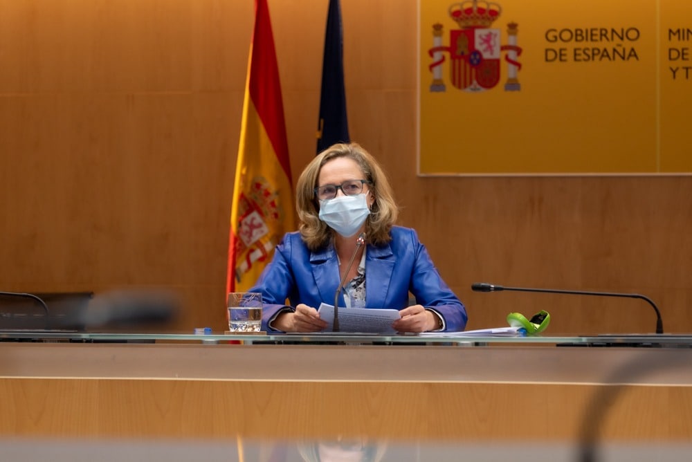 Nadia Calviño, vicepresidenta tercera del Gobierno y ministra de Asuntos Económicos y Transformación Digital de España.