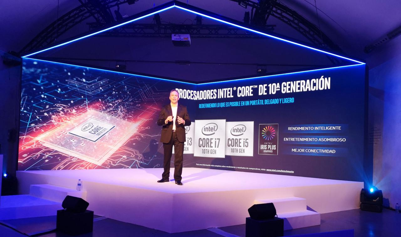 Jesús Sánchez, director de consumo del Suroeste de Europa de Intel, durante su intervención en el Intel Insiders 2019