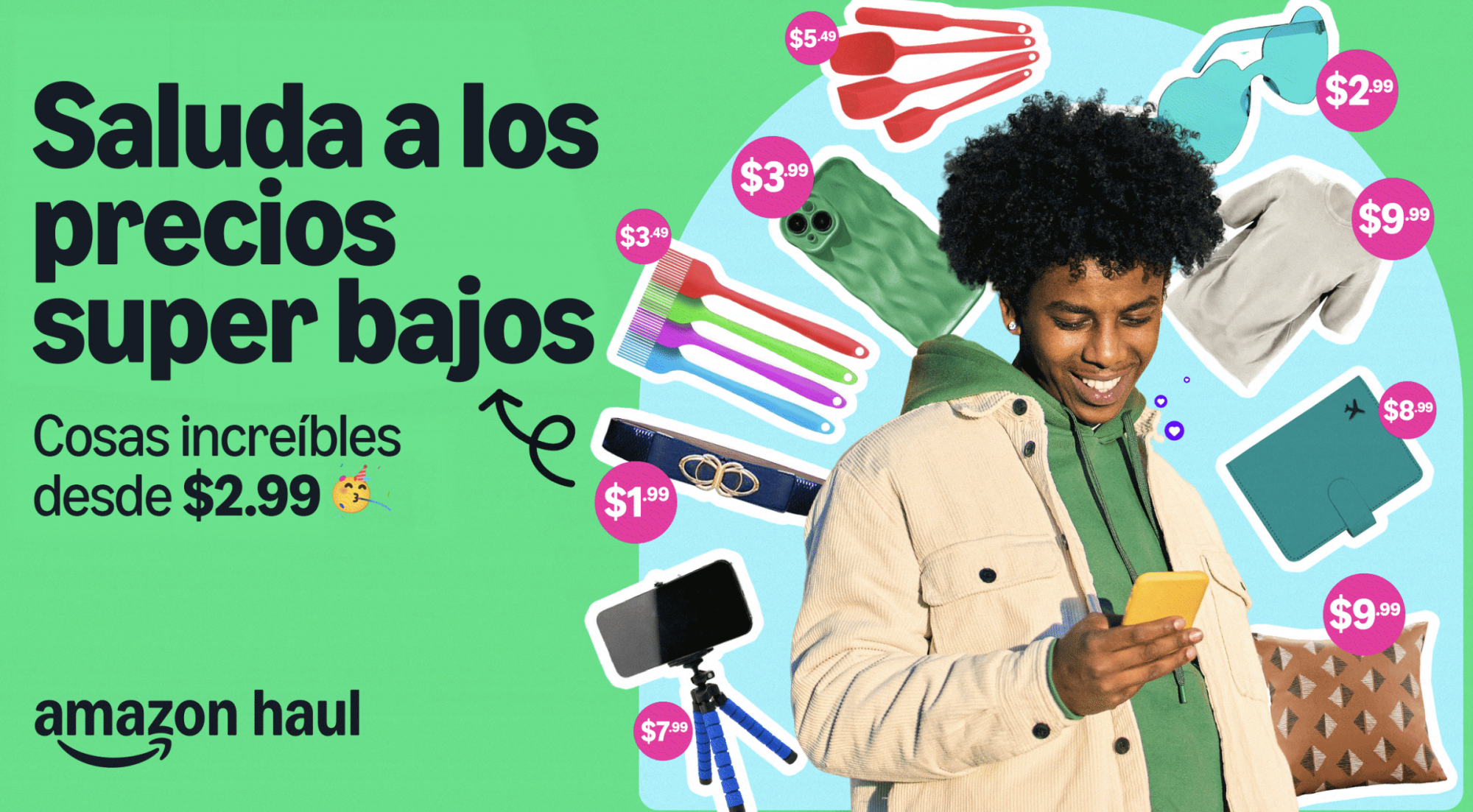 Amazon lanza Amazon Haul, su nueva sección de productos a menos de 20 dólares para competir con Temu y Shein