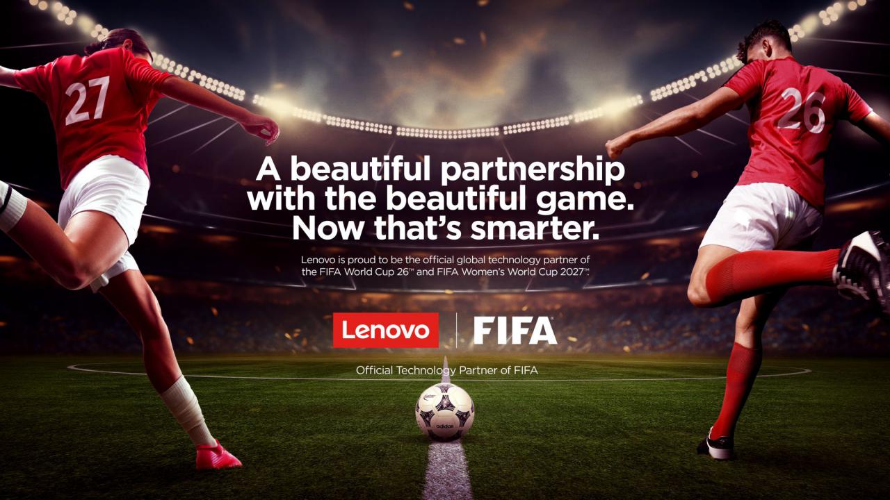 Lenovo, nuevo patrocinador tecnológico oficial del Mundial de la FIFA 2026