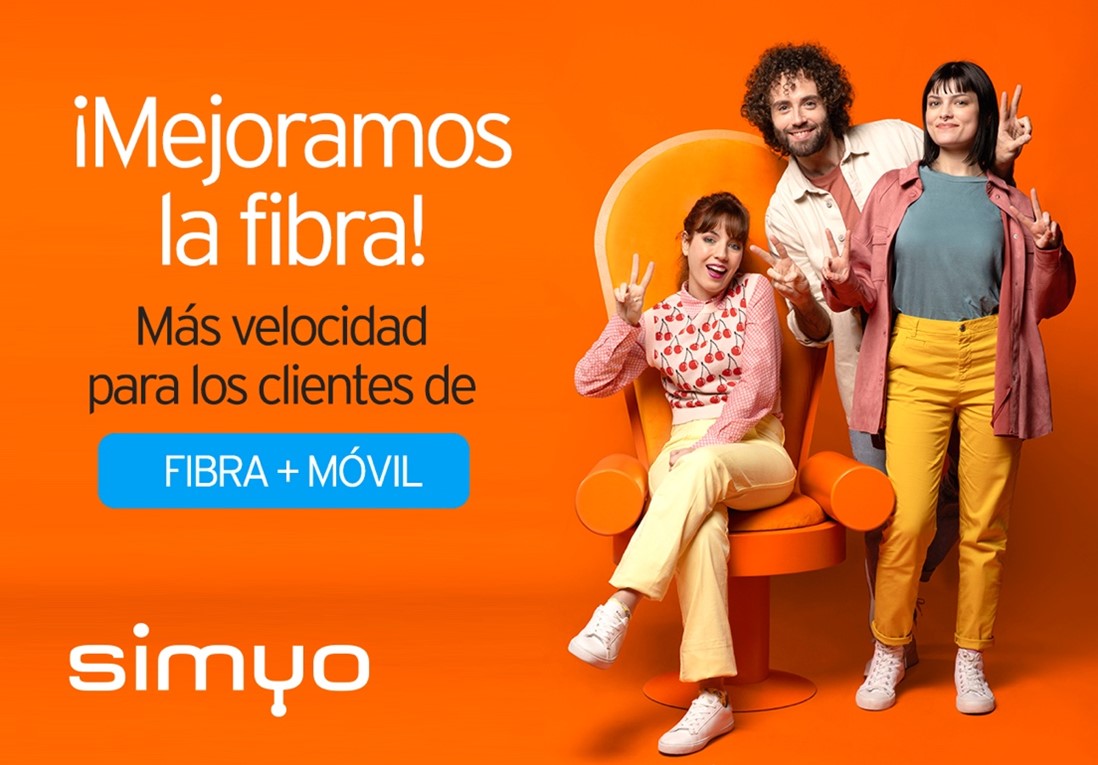 Simyo mejora sus tarifas de fibra y móvil con bajada de precios y más velocidad