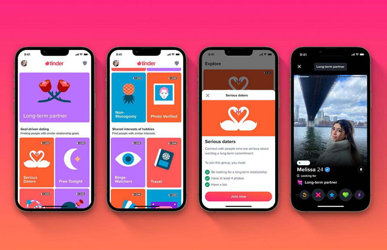 Tinder amplía su página de Explorar con nuevas categorías