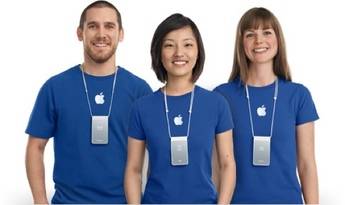 Trabajadores de las tiendas Apple
