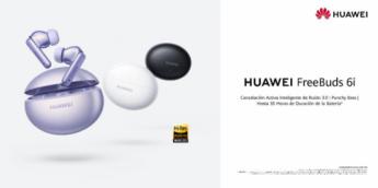 Huawei lanza los nuevos FreeBuds 6i con mejoras en la cancelación de ruido y calidad de sonido