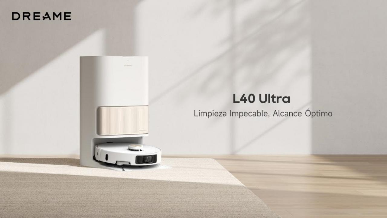 Dreame presenta su nuevo robot aspirador, L40 Ultra