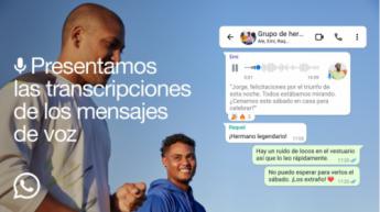 WhatsApp lanza las transcripciones de mensajes de voz