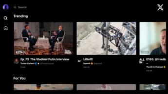 X (Twitter) lanza su nueva app X TV para televisores inteligentes en su camino hacia la "super app"