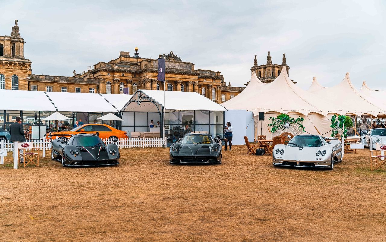El Triaje de Pagani, de derecha a izquierda, Pagani Zonda S, Pagani Huayra Roadster y Pagani Zonda Oliver. (Autor: Alvaro Muro)