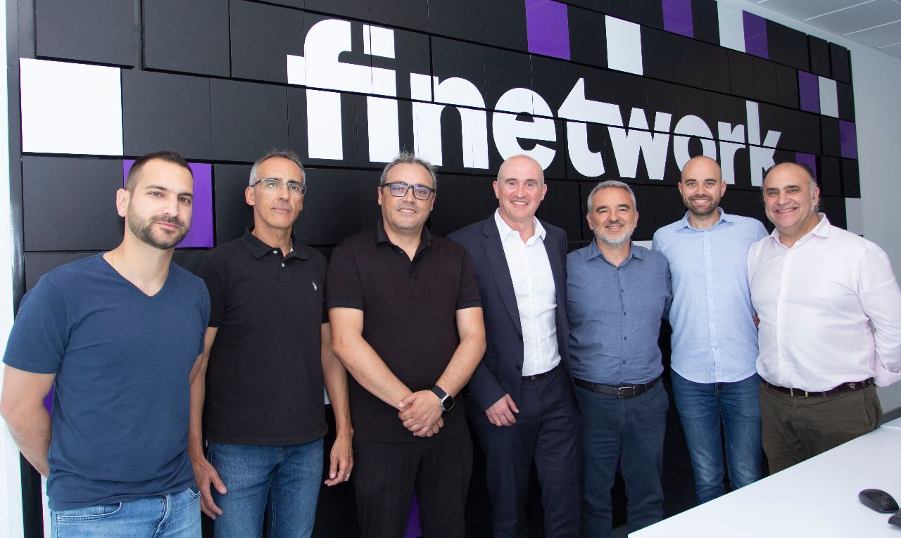 Equipo directivo de Finetwork con Óscar Vilda al frente