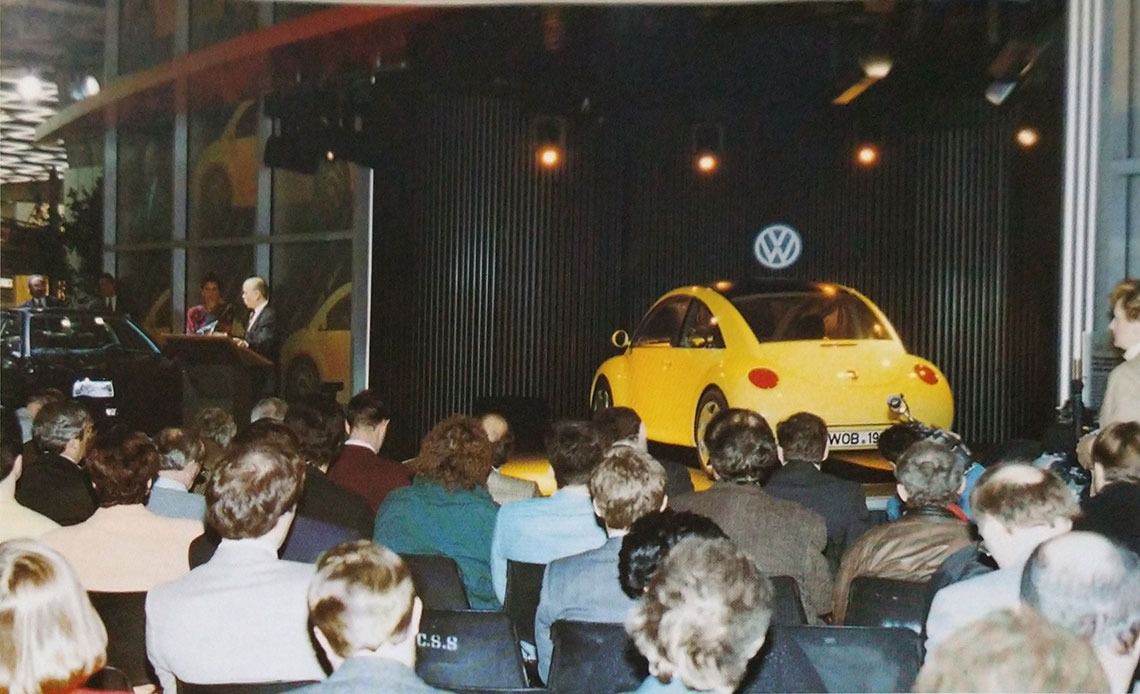 vehículo conceptual Volkswagen Concept 1 presentado en el Salón del Automóvil de Detroit de 1994