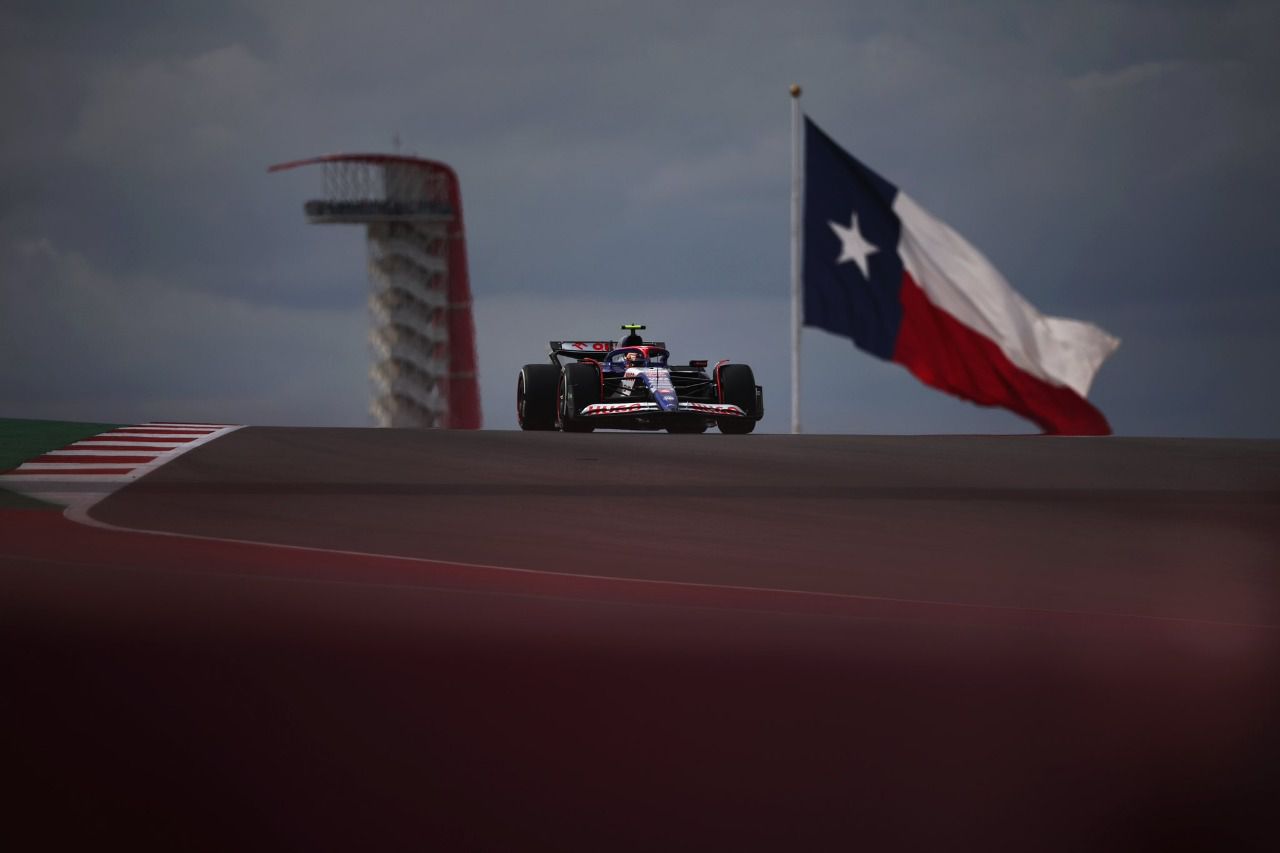 Yuki Tsunoda durante el GP de Austin