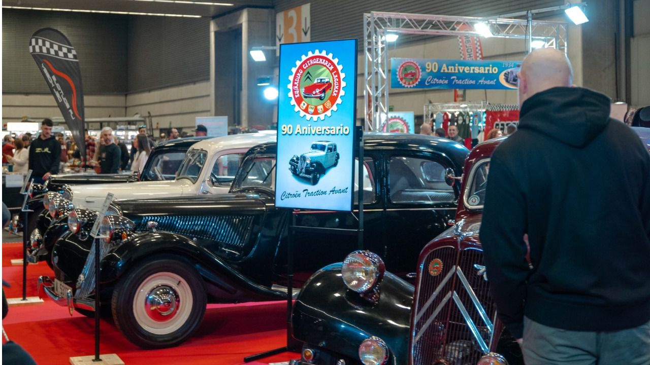 90 aniversario del Citroën Traction Avant en el stand del Club Citroën (Autor: Julen Bilbao)