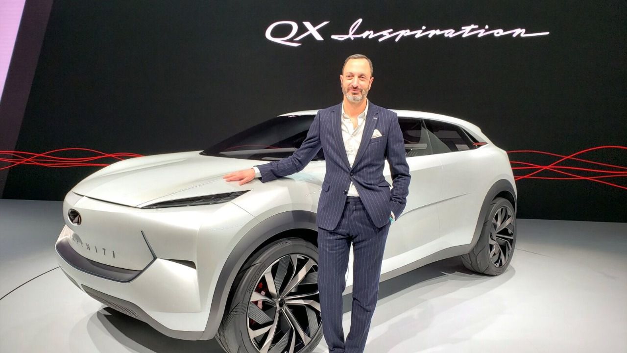 Vehículo conceptual SUV Infiniti QX Inspiration presentado por Karim Habib en Detroit